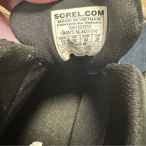 Sorel Out N About™ III Classic Women's Waterproof Black Boots Size 12 - Picture 9 of 9